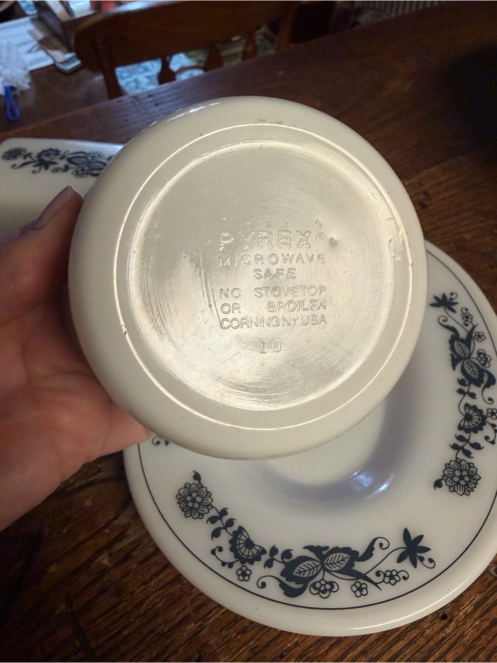 Pyrex Blue Onion Pieces - Picture 5 of 8